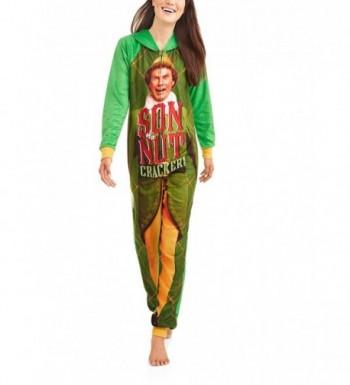 Elf Womens Nutcracker Pajama Sleepwear