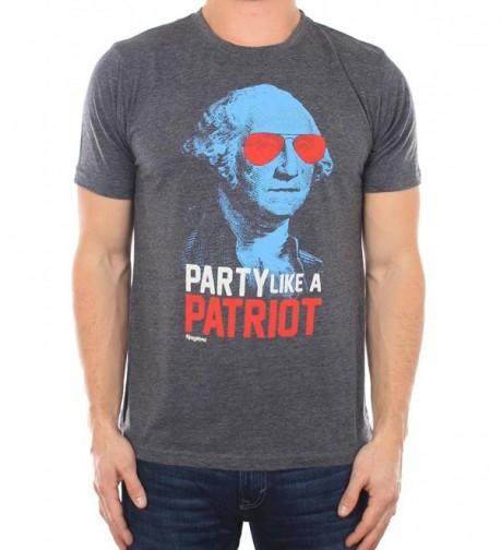 Mens Party Patriot Drinking Shirt