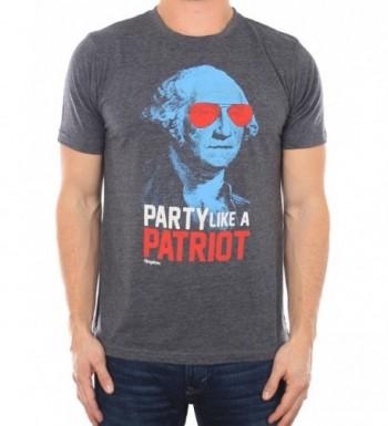Mens Party Patriot Drinking Shirt