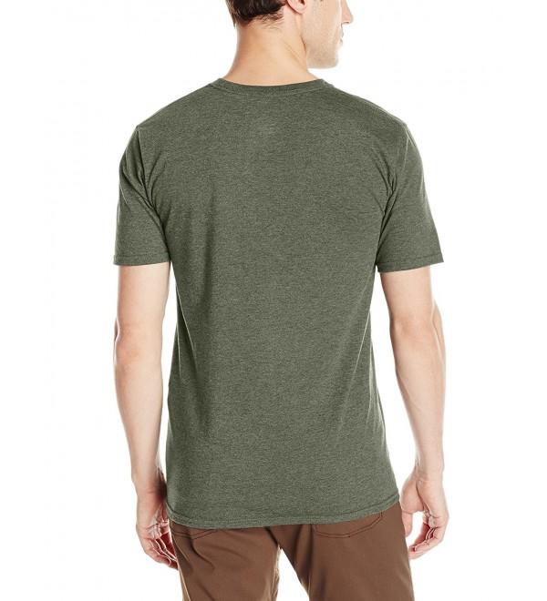 Men's Front Logo Short Sleeve T-Shirt - Heather City Green - CD12IH9J0J9