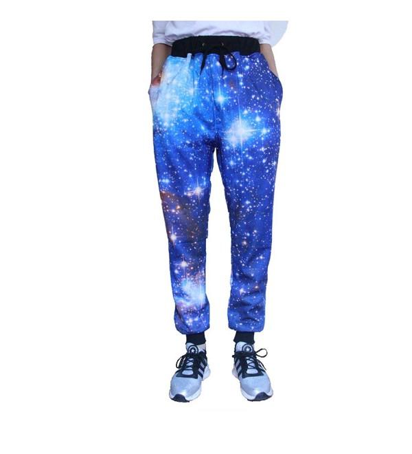 Christmas DrawString Graphric Sweatpants - Galaxy - CM185T445CQ