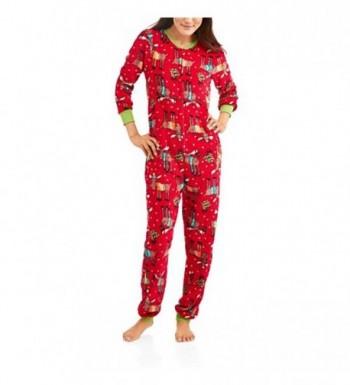 Christmas Holiday Reindeer Dropseat Sleepwear