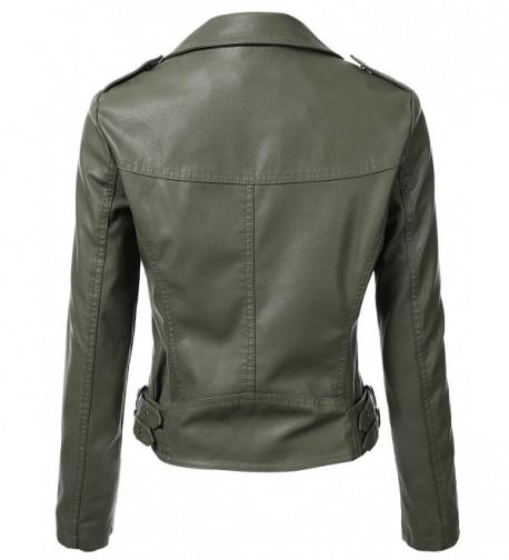 Cheap Designer Women's Leather Coats for Sale