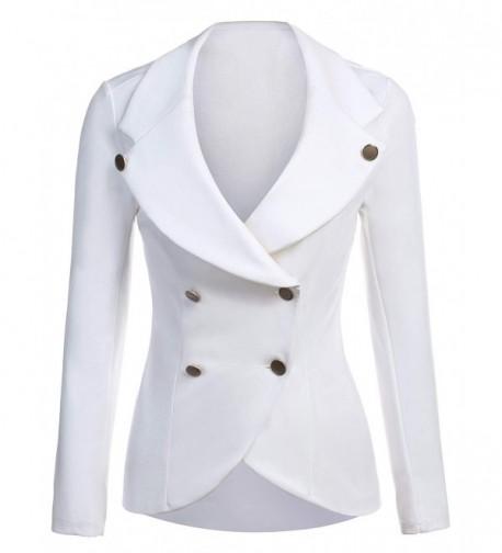 short white blazer jacket