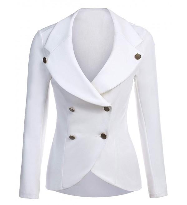 ELESOL Womens Cotton Sleeve Blazer