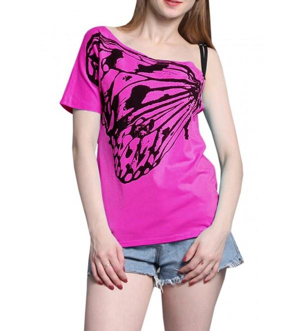 Collar Butterfly T Shirt Blouse XXX Large