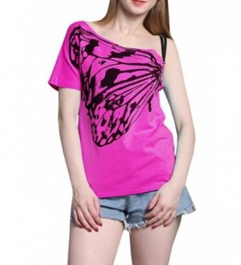 Collar Butterfly T Shirt Blouse XXX Large