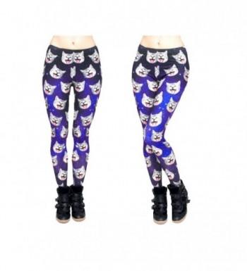 Qiyuxow Graphic Leggings Stretch Length