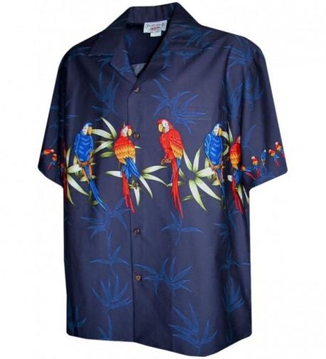 Hawaiian Shirt Men Parrot 3X Large