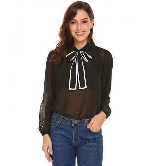 sheer work blouse