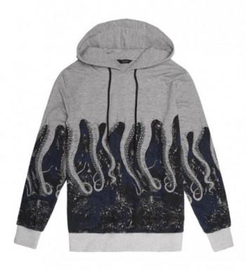 JINIDU Fashion Octopus Sweatshirts Pullover
