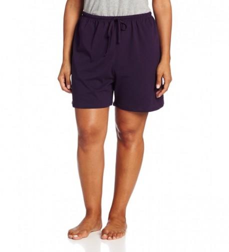 Jockey Womens Plus Size Boxer Eggplant