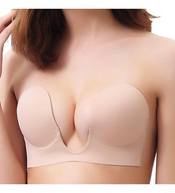 U Shaped Strapless Adhesive Silicone Brassiere
