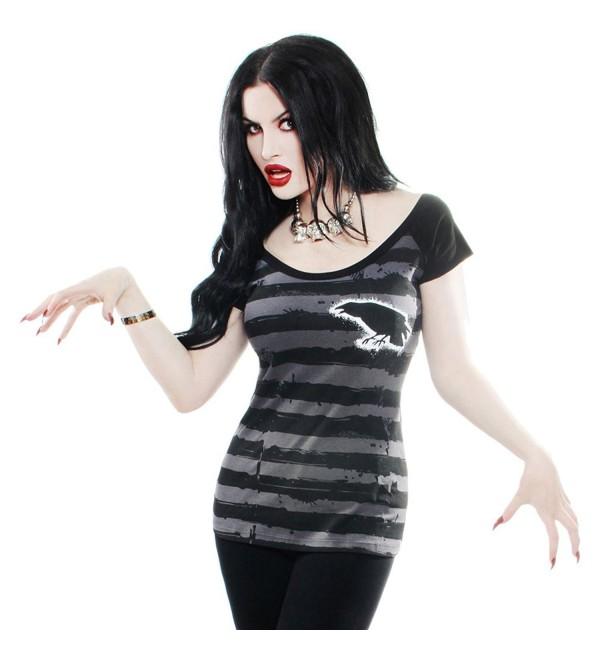 Kreepsville 666 Nevermore Striped Shoulder