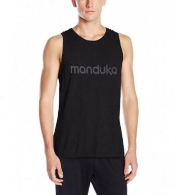 Manduka Mens Tank Black Large