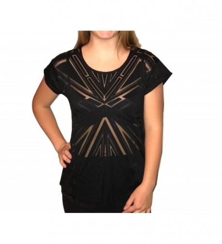 Apt Womens Tribal Cutout Sleeve