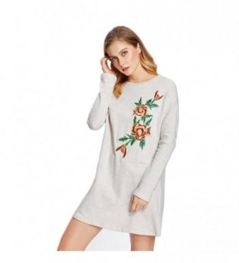 OEUVRE Womens Sporty Pullover Sweatshirt