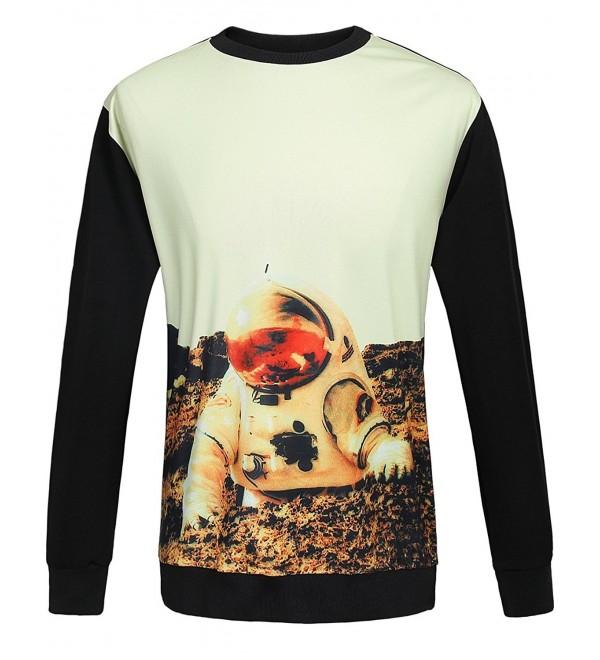 SSLR Spaceman Printed Casual Sweatshirt