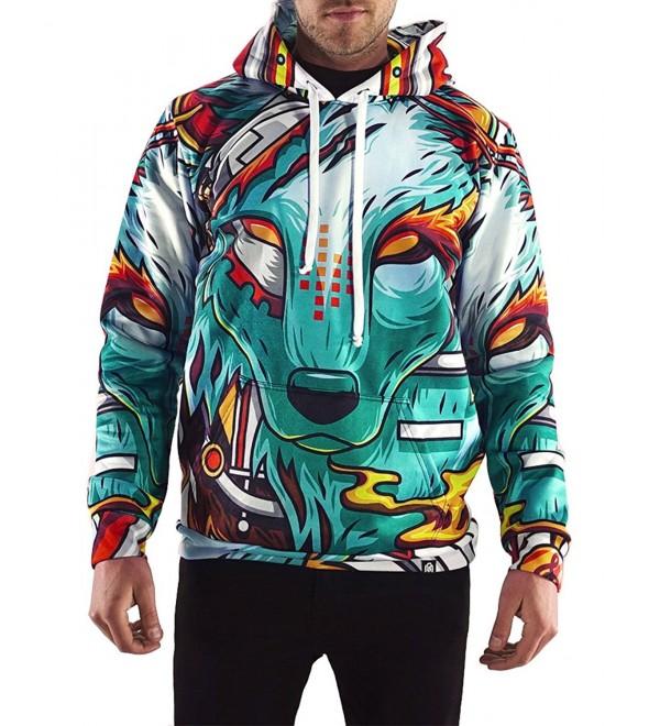 Animal Series Long Sleeve Lightweight All Over Print Hoodie Sweatshirts ...