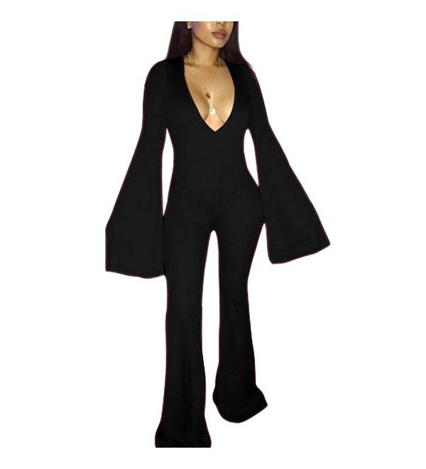 womens tuxedo jumpsuit long sleeve