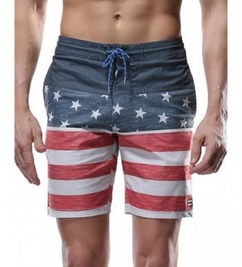 Men's American Flag Swim Trunks US Flag Bathing Suit Board Swim Shorts ...