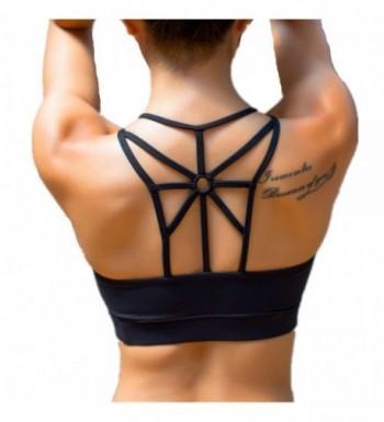 Womens Padded Sports Impact Strappy