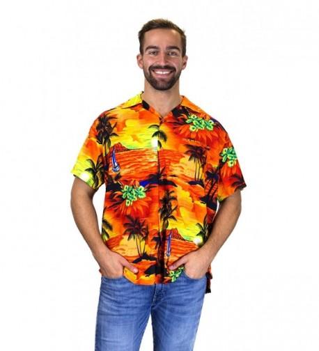 Funky Hawaiian Shirt Surf orange