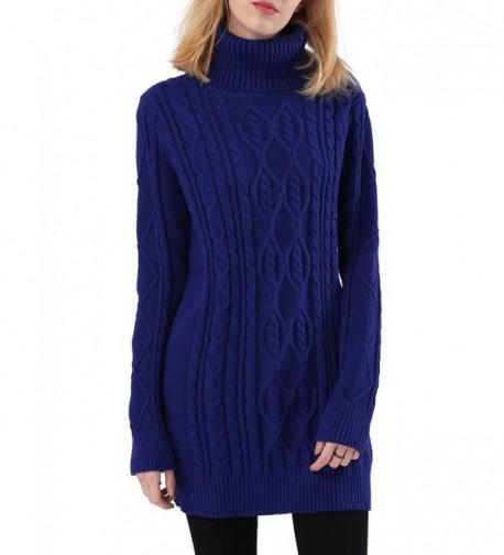 Rocorose Womens Sleeves Turtleneck Sweater