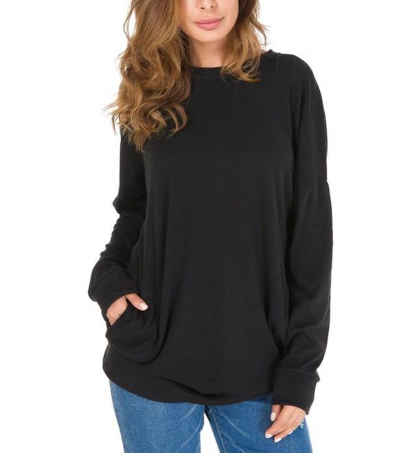 Women Casual Blouses Long Sleeve Elegant Tops Fashion 2017 - Black ...