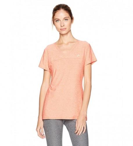 HEAD Womens Marled Peach Heather