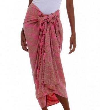 NOVICA Batik Rayon Sarong Swimsuit