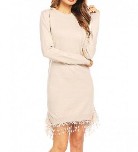 Anhoney Sleeve Sweater Bodycon Dress