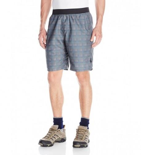 prAna Mens Shorts Plaid X Large