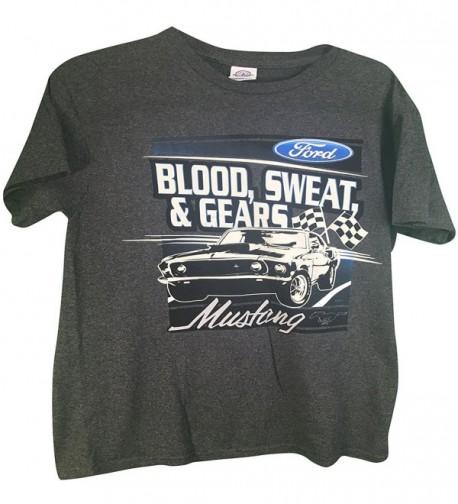 Mustang Blood Sweat T Shirt Grey XL