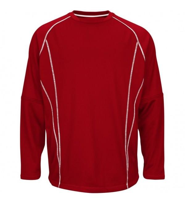 Majestic Mens Fleece Practice Pullover