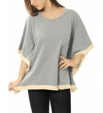 Allegra Batwing Sleeves Contrast Oversized