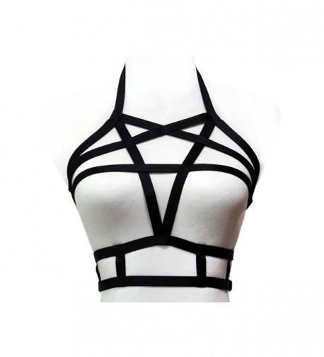 Jelinda Womens Pentagram Harness Strappy