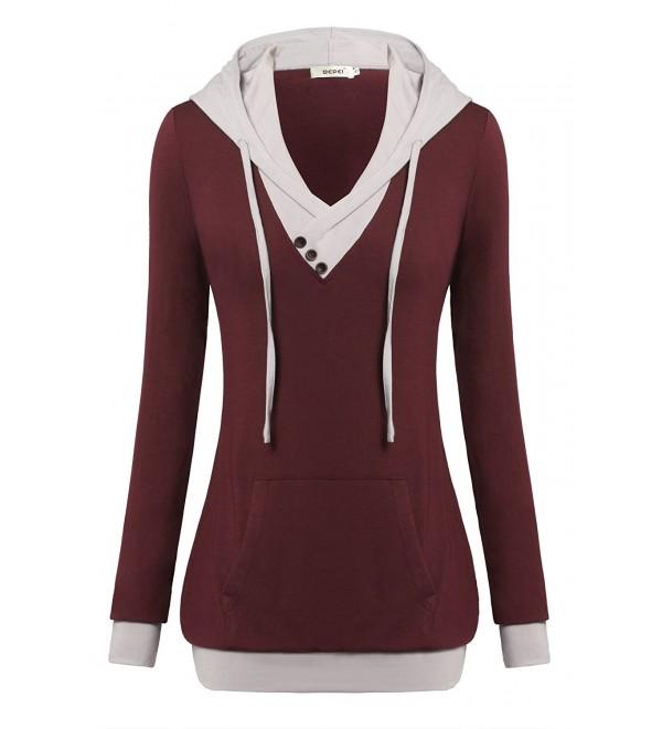 Women Hoody Sweatshirts Sleeves Blouses