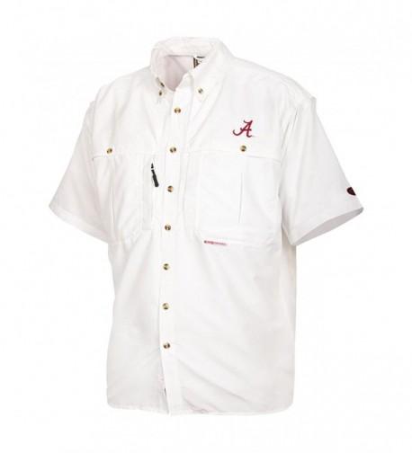 DRAKE CASUAL SHIRT ALABAMA WHITE