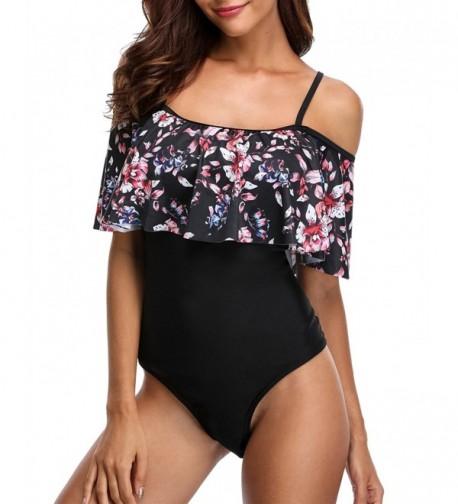 ATTRACO Swimsuit Shoulder Swimwear x Large