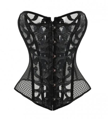 U Pretty Gothic Fabric Overbust Bustier