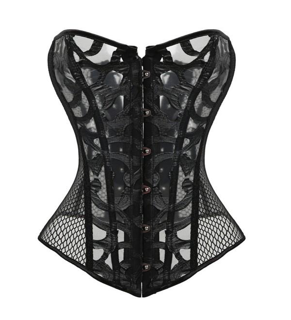 U Pretty Gothic Fabric Overbust Bustier