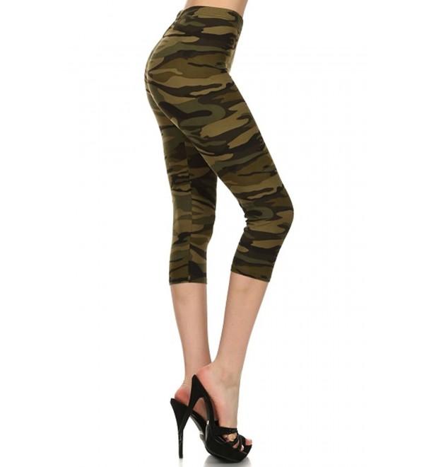 Capri Leggings Camouflage Military N021 CA PLUS