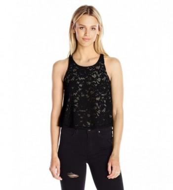 PARIS SUNDAY Womens Sleeveless Black