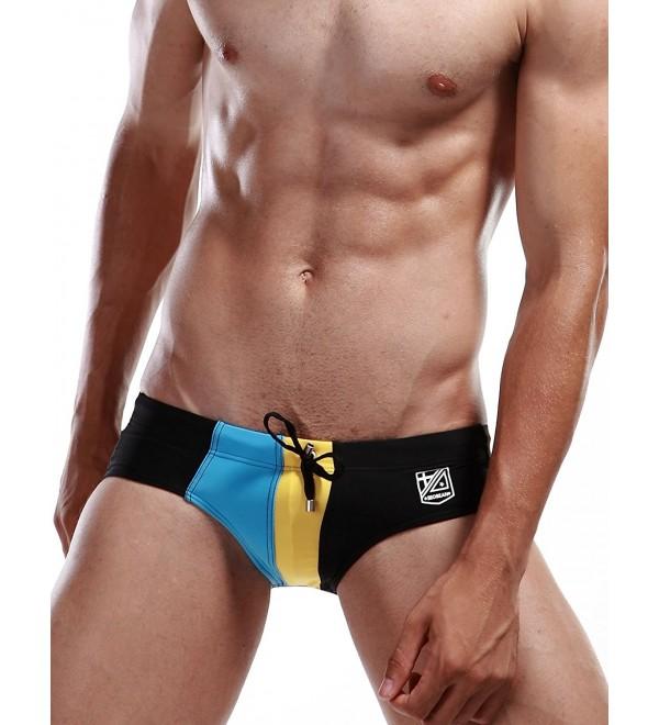 SEOBEAN Swimwear Boxer Brief Trunks