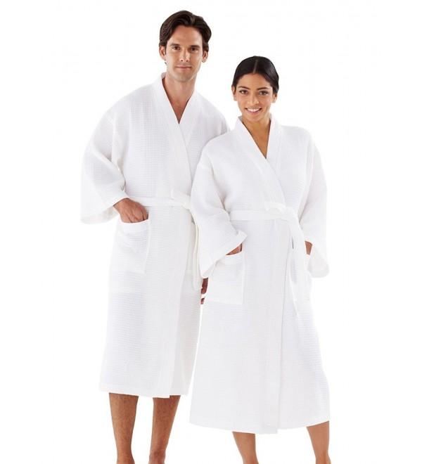 Boca Terry Womens Mens Bathrobe