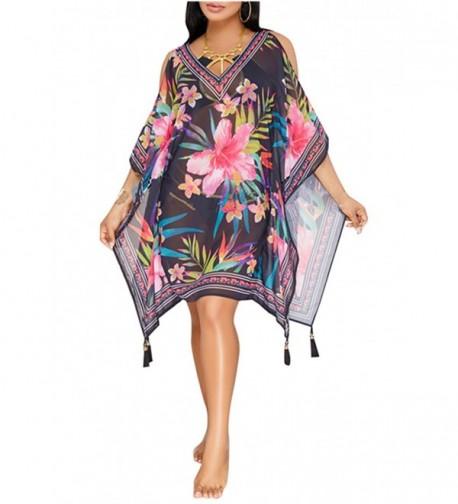 VIVOSKY Swimwear Swimsuit Cover Up Multicolor