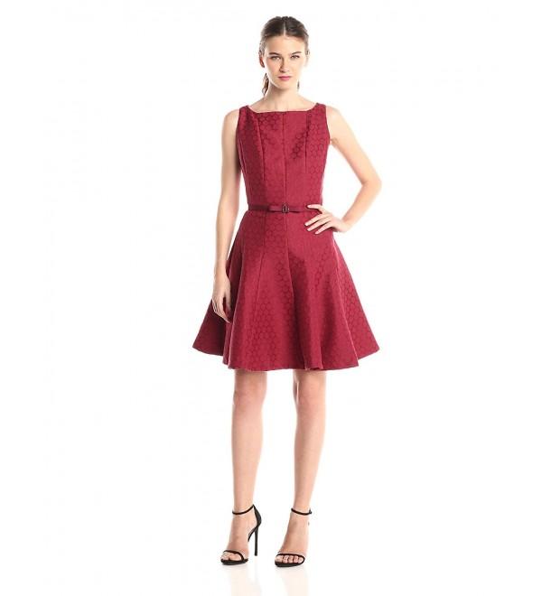 women's fit and flare cocktail dress