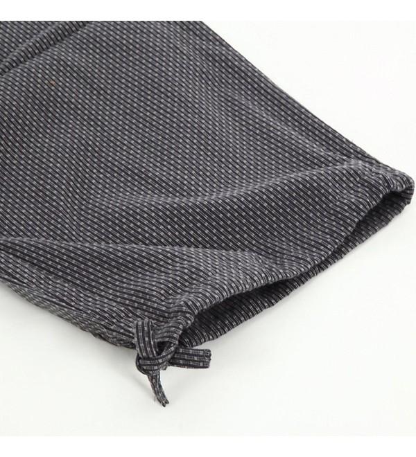 Men's Japan Kimono quilted clothes Sasiko Samue - Grey - CY1185Z7ECV