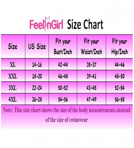 Women's One Piece Swimwear Plus Size Swimsuit High Waisted Pin Up ...